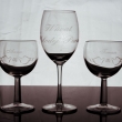 Engraved glass - a beautiful gift for the Bride and Groom