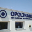 Advertising for the company Opoltrans.
